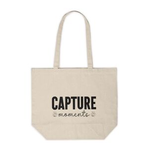 Capture Moments Motivational Custom Tote Bag